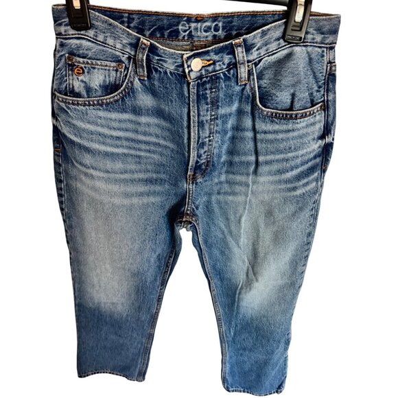 Etica Josie High Rise Cropped Jeans Size 27 NWT Canyon Blue $238 - Picture 6 of 8